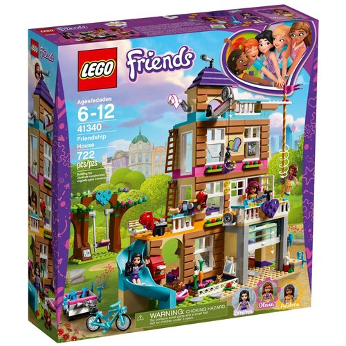 LEGO Friends 41340 Дом Дружбы, 722 дет. конструктор lego friends 41340 дом дружбы 722 дет