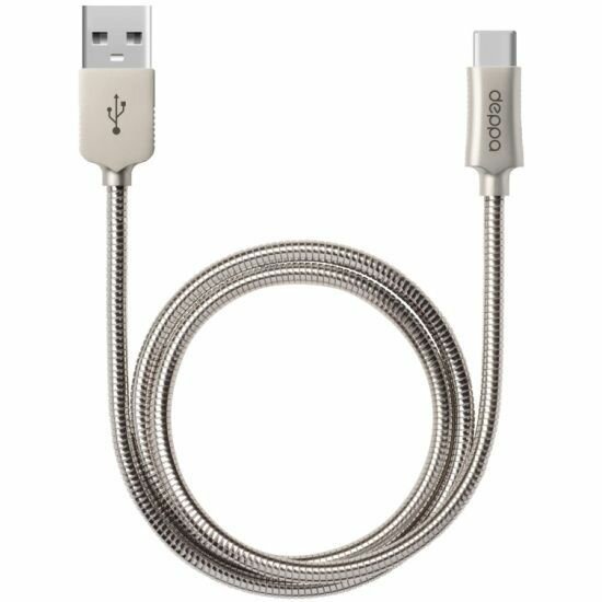 Кабель Deppa USB Type-C - USB 2.0, 1.2m, алюминий, стальной.