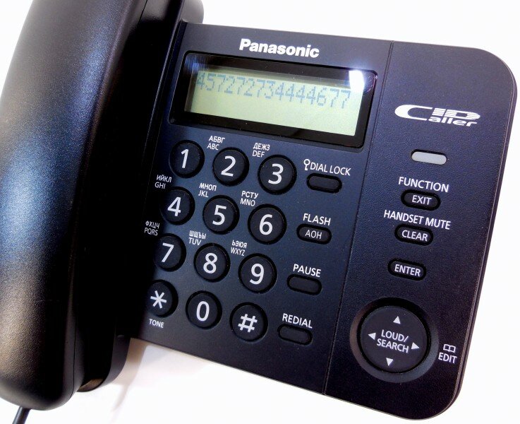 Телефон проводной Panasonic - фото №15