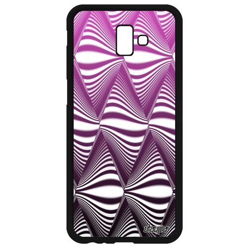 фото Чехол на смартфон galaxy j6 plus 2018, "иллюзия волны" треугольник движение utaupia