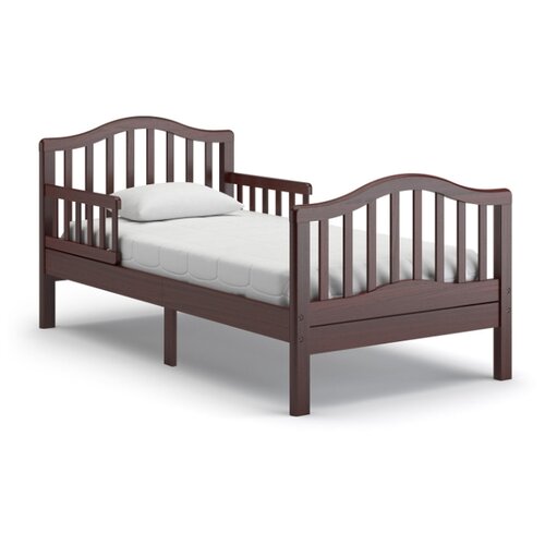 фото Кровать детская nuovita gaudio, размер (дхш): 167.5х87.5 см, спальное место (дхш): 160х80 см, каркас: массив дерева, цвет: mogano