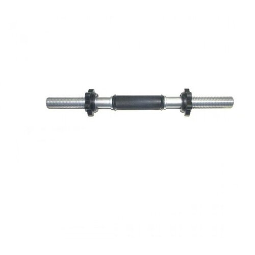 фото Гриф гантельный "barbell" d 30 мм обрезиненная ручка/гайка кетлера l400 мм mb barbell