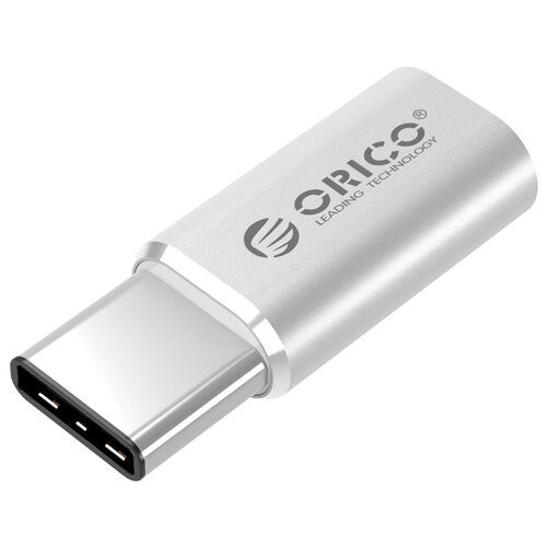 фото Разъем ORICO microUSB - USB Type-C (CTM1) серебристый