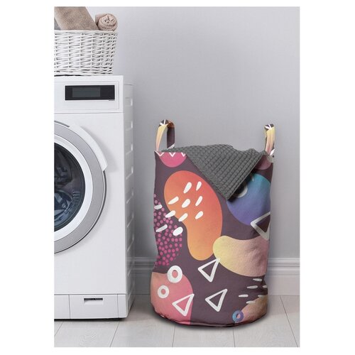 фото Корзина для хранения вещей joyarty "детская абстракция" 35x50 см