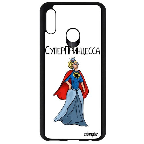 фото Чехол для смартфона p smart 2019, "суперпринцесса" комикс смешной utaupia