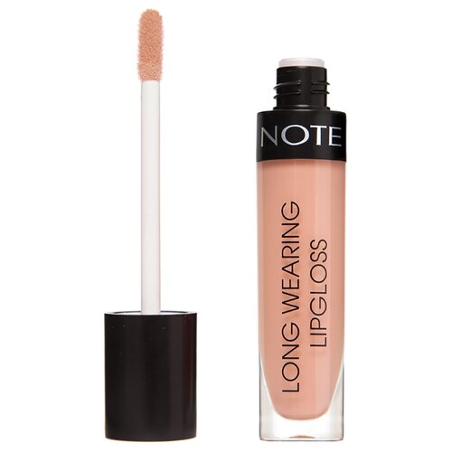 фото Note блеск для губ long wearing lipgloss стойкий, 02 pink nude