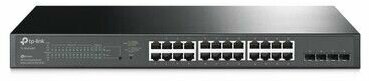 Коммутатор TP-LINK TL-SG2428P гигабитный Smart управляемый коммутатор на 24 порта PoE+ и 4 SFP-слота