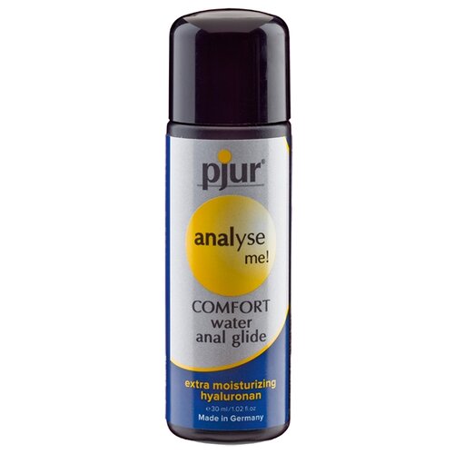 Pjur Analyse me comfort water anal glide, 30 мл, цветочный, 1 шт. пробник анальный analyse me anal glide pjur силиконовый 1 5мл