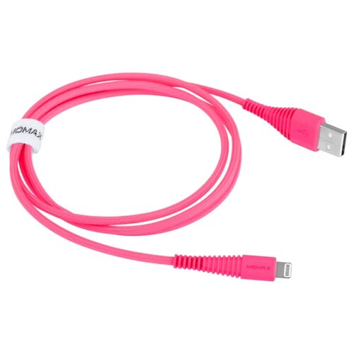 фото Кабель MOMAX Tough Link Lightning Cable (DL8) 1.2 м pink