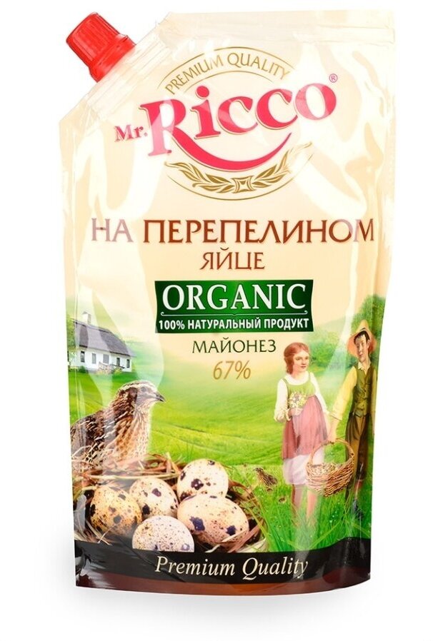 Майонез Провансаль Mr. Ricco Organic 67%