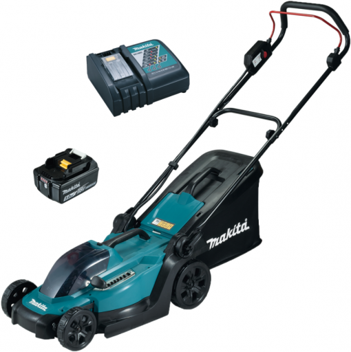 Аккумуляторная газонокосилка MAKITA DLM330RT LXT 18В,450Вт,ширина33см,травосбор.30л,3в1, (BL1850B, DC18RC), XPT