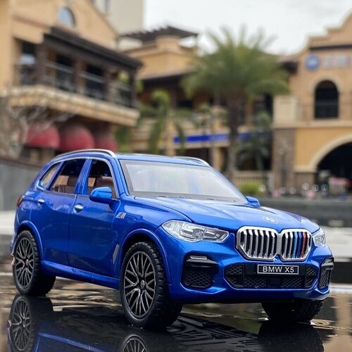 Коллекционная масштабная модель BMW X5(M5) 1:24 (металл, свет, звук) e39 5 series black m5 grilles gloss black front hood kidney grille grill for bmw e60 e61 5 series m5 2003 2009