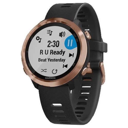 фото Умные часы c gps garmin forerunner 645 music розовое золото/черный