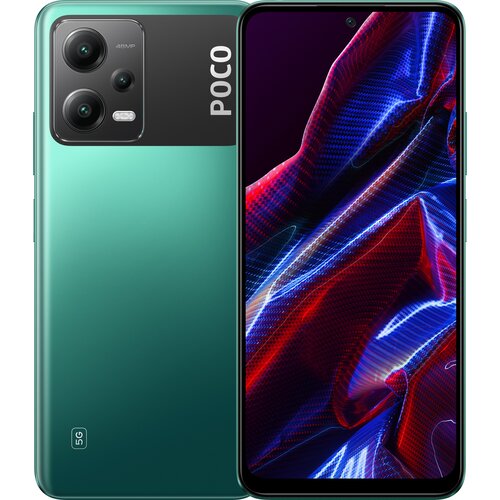 Смартфон Xiaomi POCO X5 5G 6/128 ГБ Global, Dual nano SIM, зеленый смартфон xiaomi poco f4 6 128 гб global dual nano sim лунное серебро