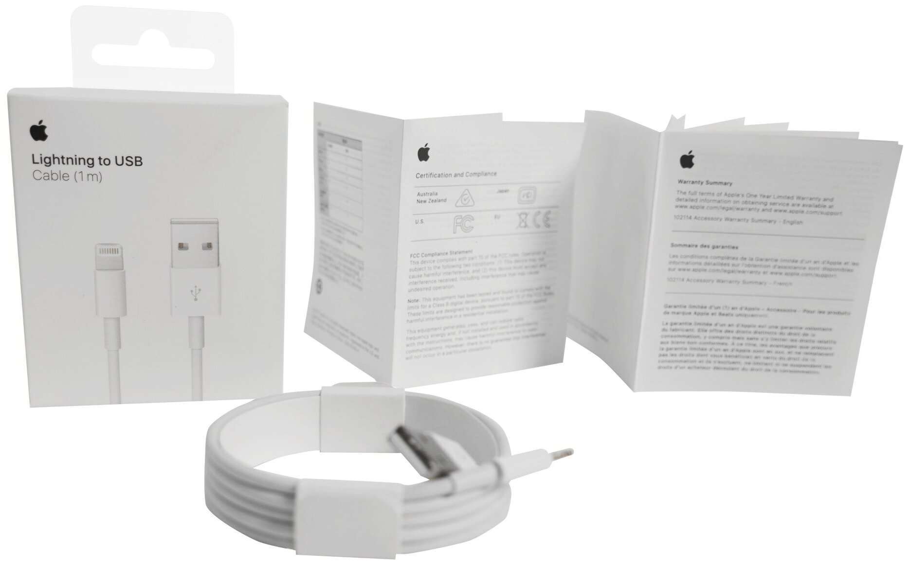 Аксессуар APPLE Lightning to USB Cable 1.0m