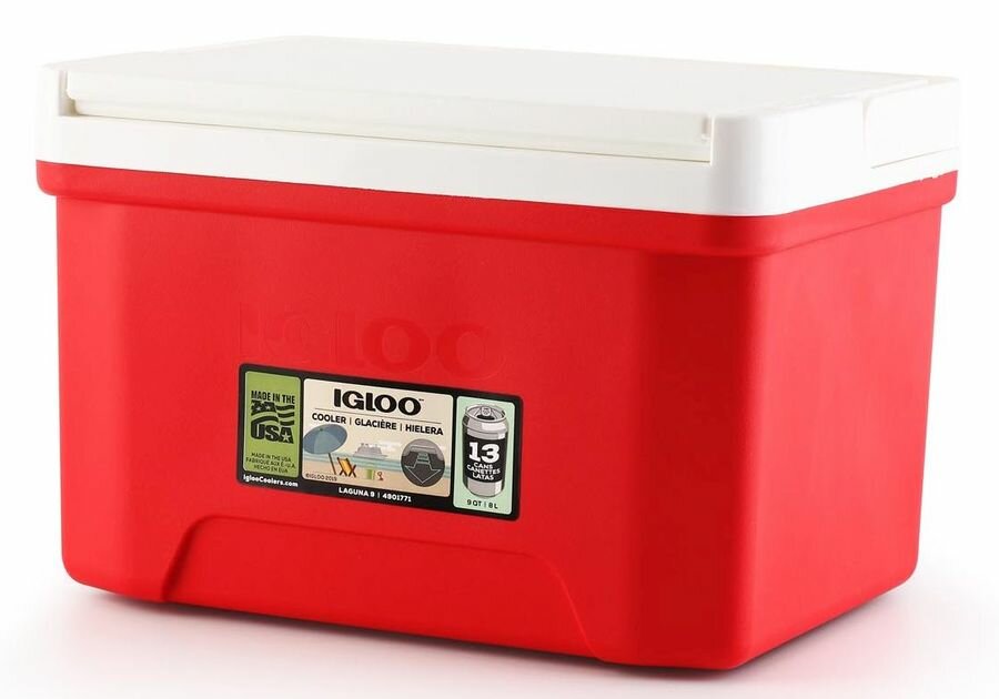 фото Автохолодильник IGLOO 00032479, 8л, красный и белый