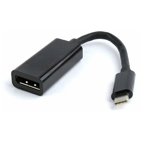 Переходник/адаптер Cablexpert USB Type-C - DisplayPort (A-CM-DPF-01) 0.15 м, черный