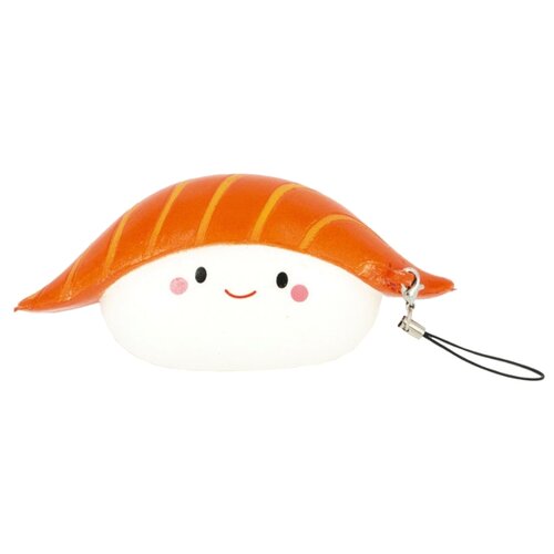 фото Игрушка-мялка dolemikki суши с лососем wj0008 белый/красный