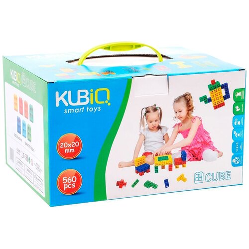 KUBiQ Cube IQ-6007B, 560 дет. конструктор пластиковый 300 деталей с деревьями