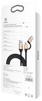 Кабель Baseus Yiven 2-1 USB - USB-Type-C/microUSB (CAMTYW) 1 м черный