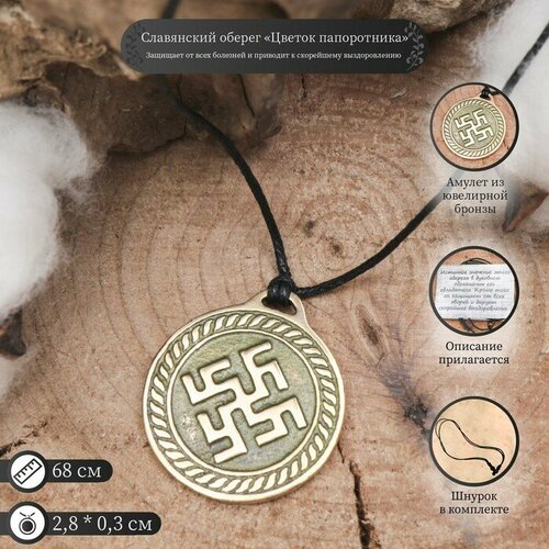 Славянский оберег Цветок Папоротника защищает от хворей дарует скорейшее выздоровление 68 см 1шт 597₽