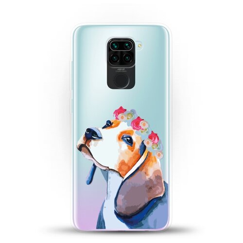 фото Силиконовый чехол бигль на xiaomi redmi note 9 andy & paul