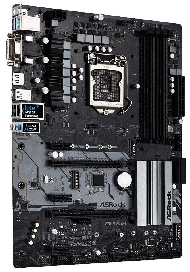 Материнская плата ASRock Z390 Pro4