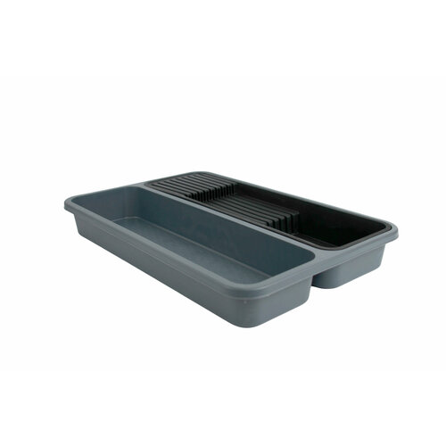 Кухонный органайзер для столовых приборов из пластика 40*26,5*5,5см.