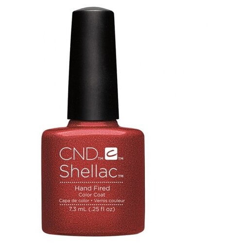 CND Гель-лак Shellac Craft Culture, 7.3 мл, Hand Fired пролонгированное базовое покрытие cnd shellac wear extender base coat 7 3 мл