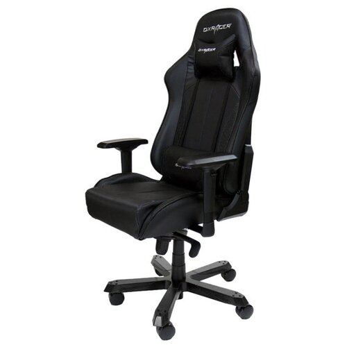 фото Компьютерное кресло dxracer king oh/ks57 игровое, обивка: искусственная кожа, цвет: черный