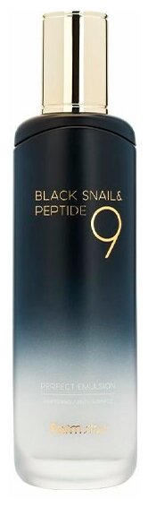 Farmstay Black Snail & Peptide 9 Perfect Emulsion Эмульсия для лица с муцином черной улитки и пептидами