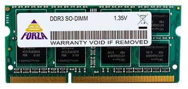 Оперативная память neoforza 4 ГБ DDR3 1600 МГц SODIMM CL11 NMSO340D81-1600DA10