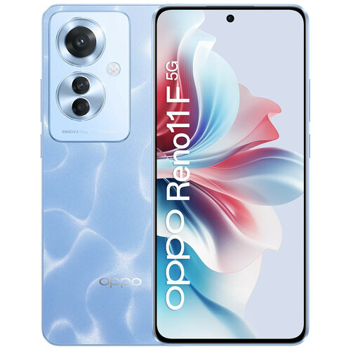 Смартфон OPPO Reno11 F 5G 8/256 ГБ Global, Dual nano SIM, ocean blue