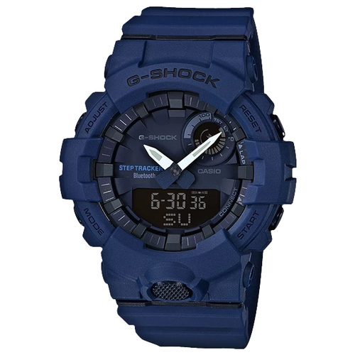 Наручные часы CASIO G-Shock GBA-800-2A, синий часы мужские casio g shock gba 800 2a