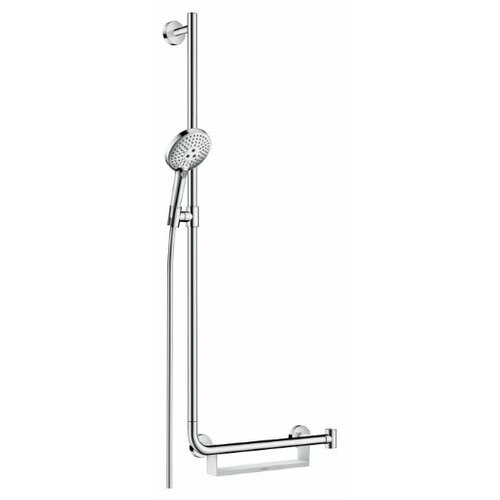 Душевой гарнитур hansgrohe Raindance Select S 120 / Unica Comfort 26324400, хром хром 1600 мм гигиенический набор hansgrohe белый хром 32127000