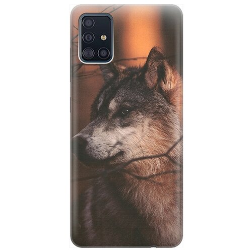 фото Re:pa чехол - накладка artcolor для samsung galaxy a51 с принтом "красивый волк"