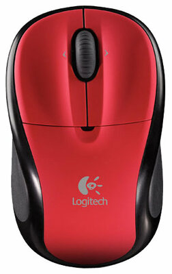 Беспроводная мышь Logitech Wireless Mouse M305 910-001638 Red-Black USB