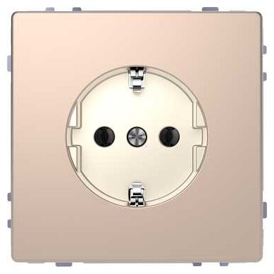 Розетка D-Life 16А с заземляющим контактом без шторок ампань SD () SCHNEIDER ELECTRIC MTN2301-6051 (1 шт.)