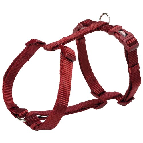 Trixie шлейка Premium H-Harness,S-M: 40-65 см/15 мм красный