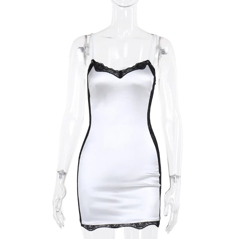 Платье Goth Dark размер S белый