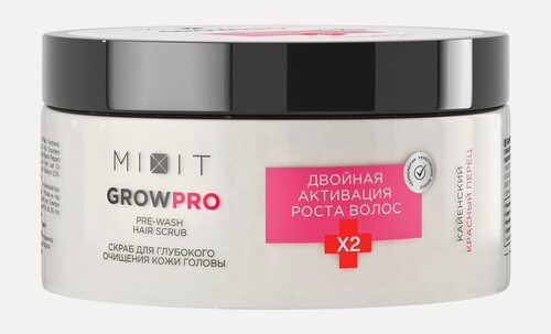 Изображение товара MIXIT Скраб для кожи головы для глубокого очищения с экстрактом ламинарии, 200 мл