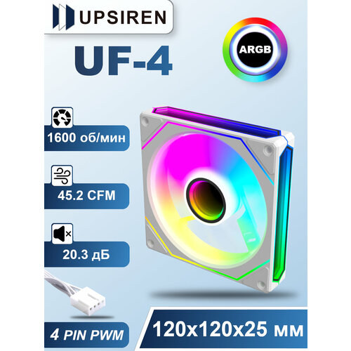 Корпусный вентилятор Upsiren UF-4 Белый