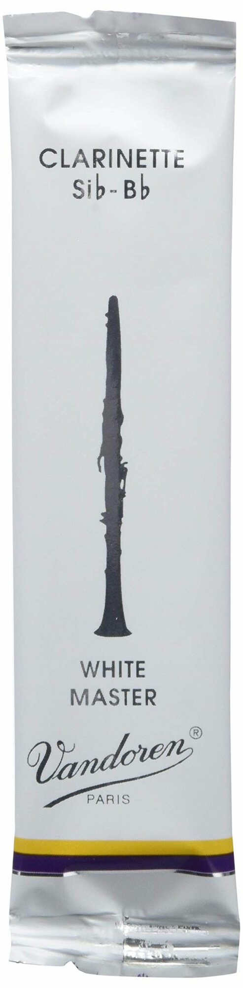 Трость для кларнета Bb №2,5 (1шт) Vandoren CR16251 WHITE MASTER
