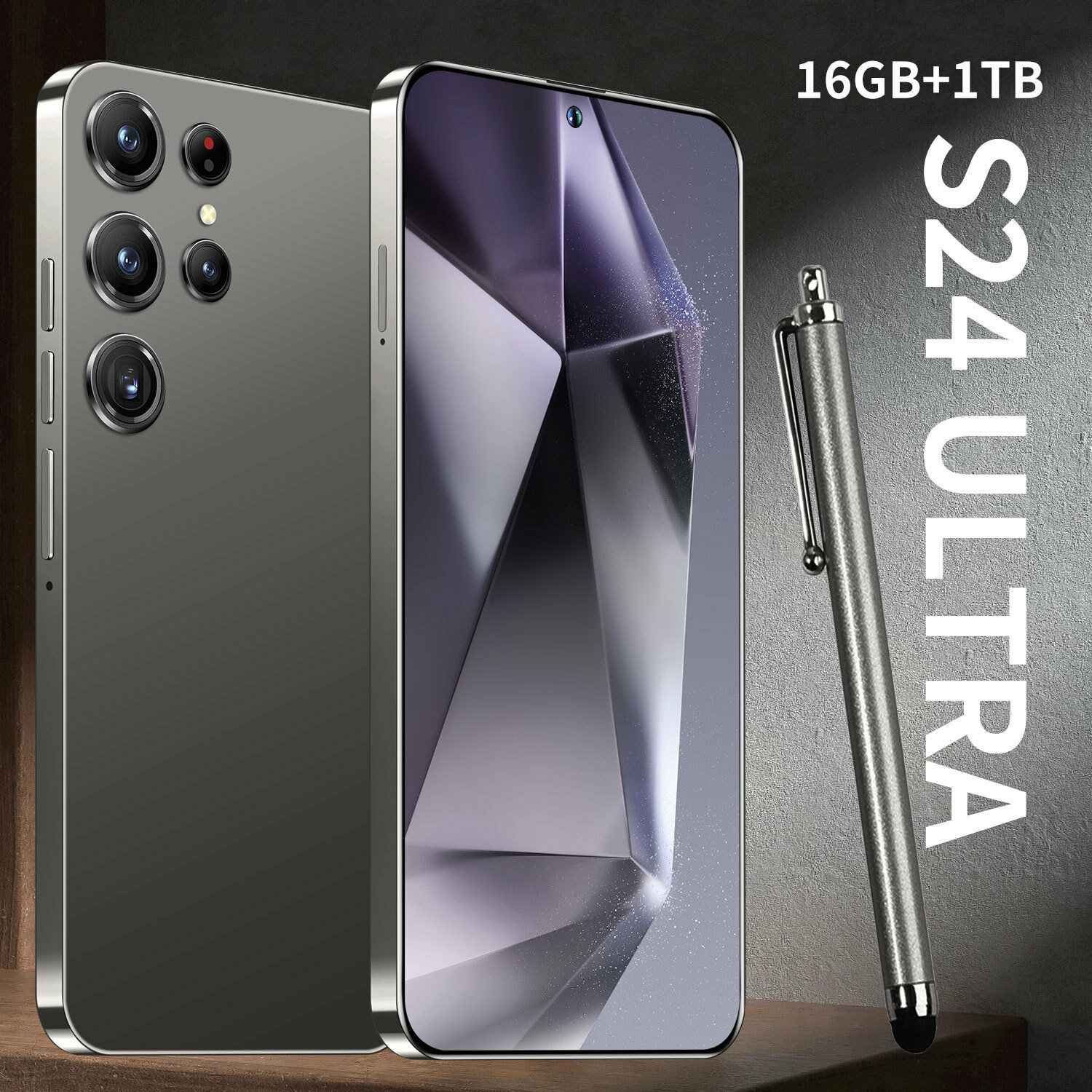 Смартфон S24Ultra, 16ГБ+1ТБ, Android 5G