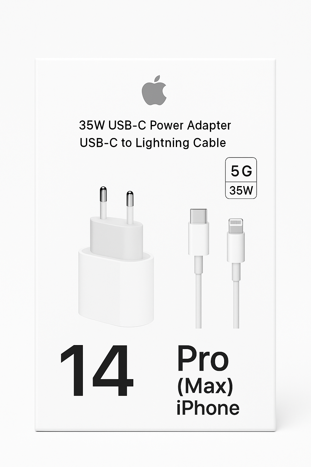 Сетевой адаптер Apple 35W USB-C + кабель , USB-C to, Lightning