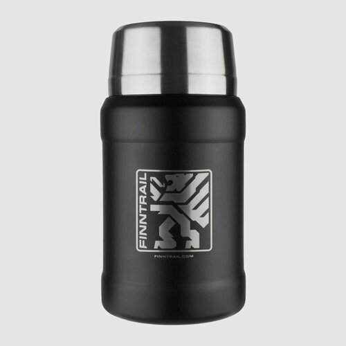 Изображение товара Термос Finntrail Bullet, для еды, нержавеющая сталь, вакуумный, 0,8л, серый