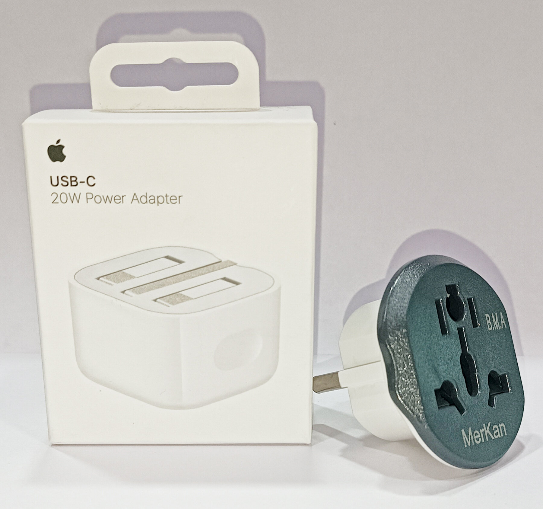 Зарядка для iPhone, 20 Вт адаптер питания для iphone USB Type C Golovka 3pin 20w org White