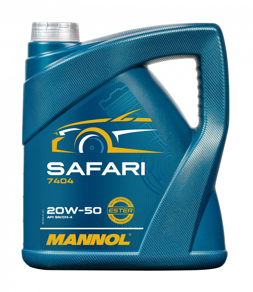 Минеральное моторное масло Mannol Safari 20W-50, 5 л API SL/CF