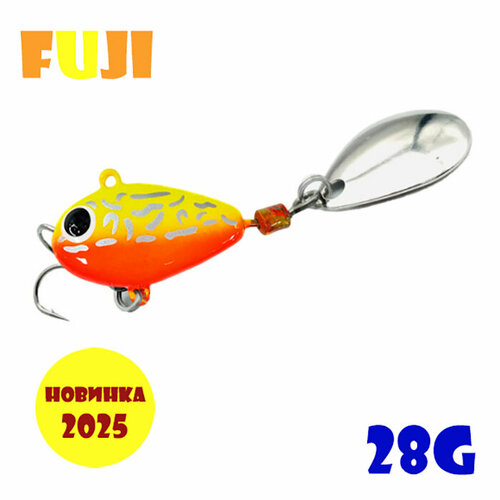 Блесна Тейл-Спиннер для рыбалки Uf-Studio Hurricane 28g #Gria Fuji