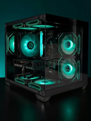 Изображение товара Игровой ПК( Intel Core i5-14400F / NVIDIA GeForce RTX 5060 Ti (16 Гб) / RAM 16 ГБ / SSD 1 ТБ ) (Игровой компьютер / системный блок)